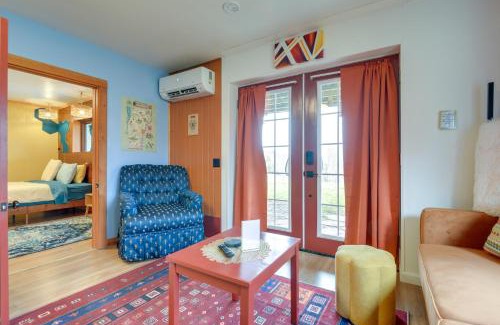 Vernon Apartment | Walk to Trails Artsy Mtn-View Getaway in Vernon!