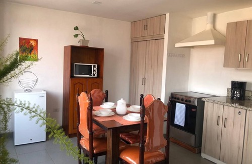 El Vecino Apartment | Warm and cozy apartment for up to four people.