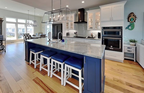 Carolina Beach House | Water's Edge | Ocean View + Private Pool!