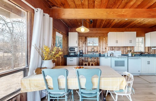 Aquinnah House | Water-view home with large deck, balcony, enclosed sunroom & peaceful location
