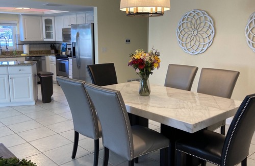 Island Estate House | Water View home with private pool and heated spa with boat deck clearwater
