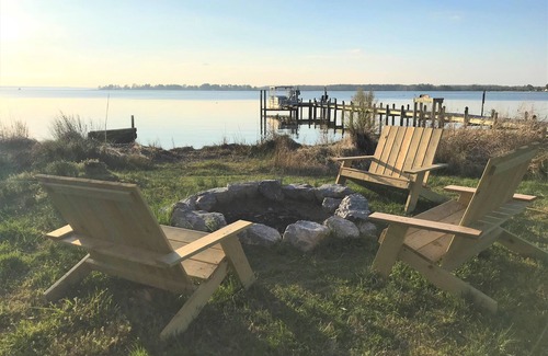 Morattico House | Waterfront 4 bedroom historic home on Rappahanock River with Dock