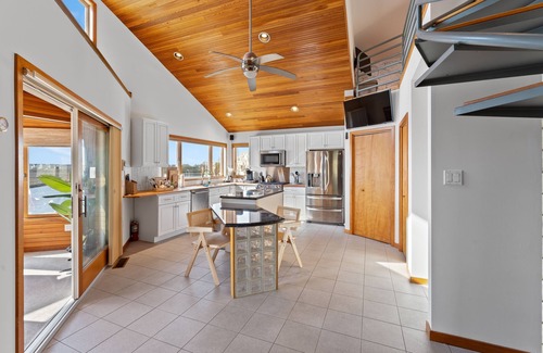 Beach Haven West House | Waterfront Beach Chalet w/Large Backyard and Firepit