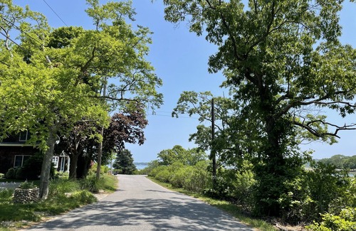 Greenport West House | Waterfront Beach House Gem with Bay Views Steps to Pipes Cove!