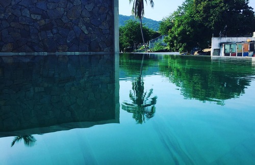 Barra de Navidad Apartment | WATERFRONT COLONIAL PENTHOUSE 112m2 COMPLETE FLOOR &INFINITY POOL