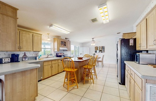 Charlotte Park House | Waterfront getaway with private pool, dock, and washer & dryer