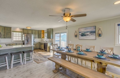 Cherry Grove Beach House | Waterfront Home w/Deck in North Myrtle Beach!