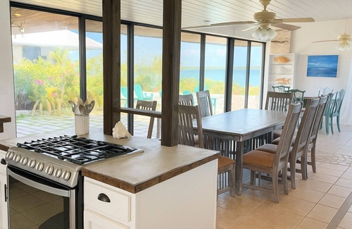 Gregory Town House | Waterfront home on the bay in secluded Whale Point! Private Dock!