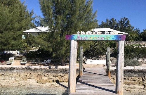 Gregory Town House | Waterfront home on the bay in secluded Whale Point! Private Dock!
