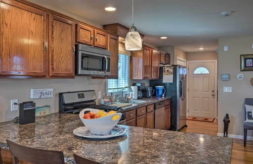 Mastic Beach House | Waterfront Home w/Large Deck & Dock on Narrow Bay