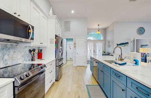 Charlotte Park House | Waterfront home with saltwater pool, firepit, boat access, and dock