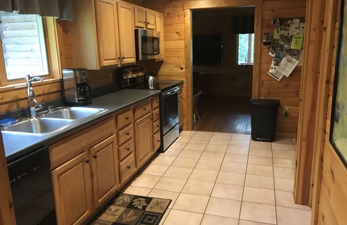 Rockwood Cabin | Waterfront Log Cabin With Private Dock And Game Room