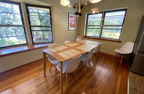 Milton House | Waterfront Mid-century Revival for Fam & Friends