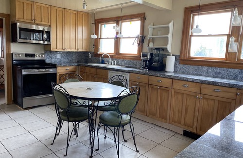 Brookhaven House | Waterfront & private beach Scandinavian style house near Bellport, NY