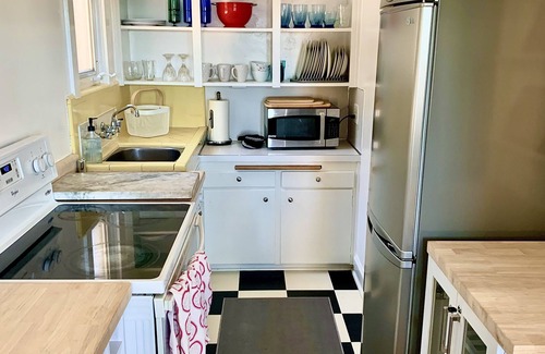 Leschi Apartment | Waterfront Sunrise private retreat with electric bike, kayaks, SUP, BBQ, views