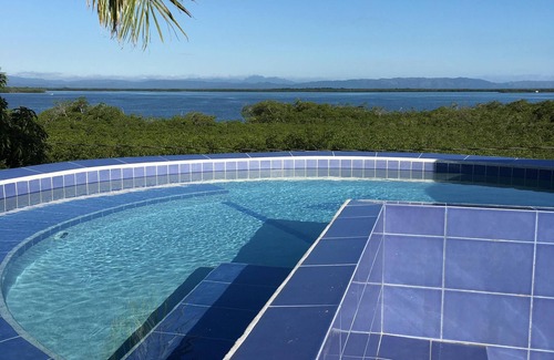 Placencia Villa | Waterside tranquility with roof-top pool. "Garden Suite" - 2 bedroom/1 bathroom