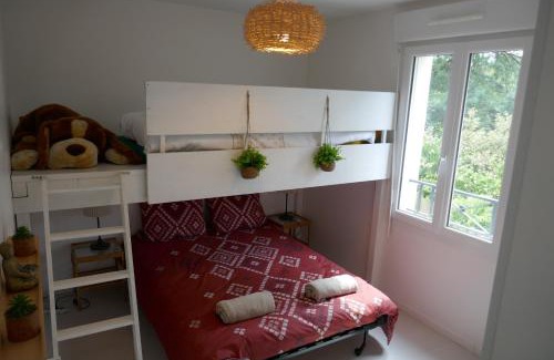 Lagny-sur-Marne House | WELC'HOME 2 chambres 2 lits double et 1 lit simple mezzanine avec SDB et WC indépendante privée