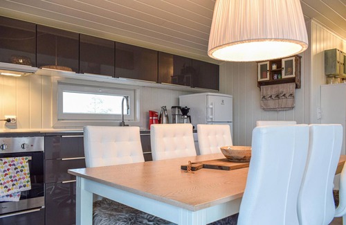 Spangereid House | Welcome to this quality holiday home with great mountain views.