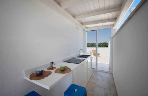 Capitolo Apartment | WePuglia-Suite Patrizia SeaView, charming studio apt with sea view terrace