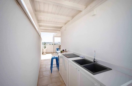 Capitolo Apartment | WePuglia-Suite Patrizia SeaView, charming studio apt with sea view terrace