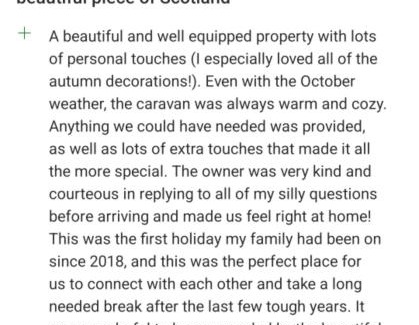 Girvan Apartment | Westmorland 32 caravan