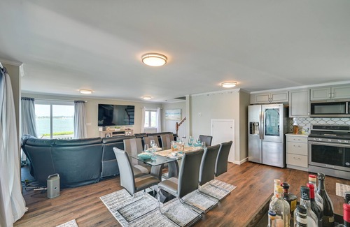 North Weymouth House | Weymouth Waterfront Getaway w/Swim Spa & Hot Tub