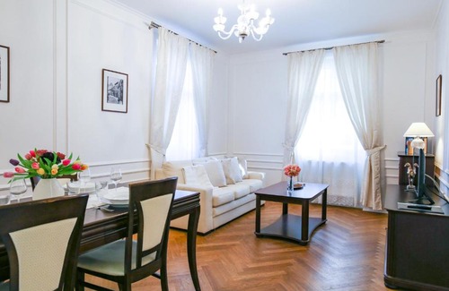 Josefov Apartment | White & Gray Apartments