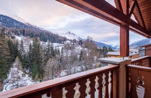 Lanslevillard Apartment | Wifi, 200m from ski slopes, fitness, sauna, parking, tv, ski locker, 36m², Val Cenis