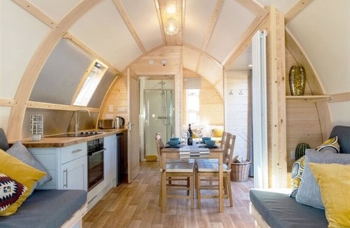Trefeglwys Cabin | Wigwam Lodge Pod With Hot Tub