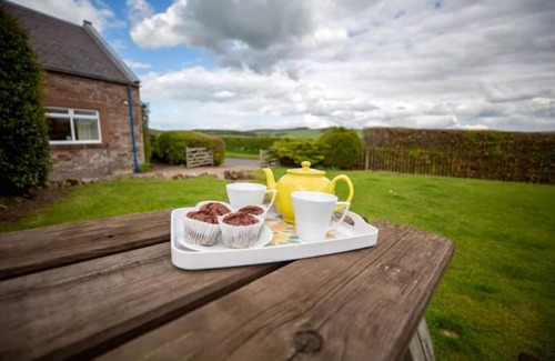 Jedburgh Cottage | Wild Rose in rural location with lovely views on a working farm with walks