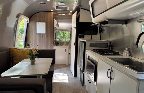 Ashland House | Wildflower Airstream with 4 Person Hot Tub