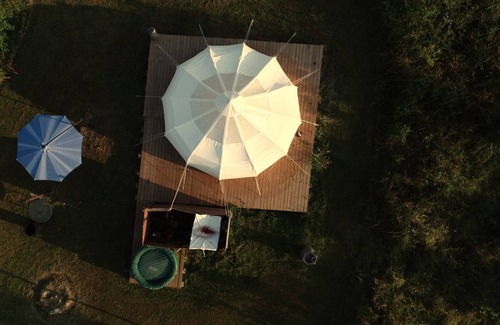Lewisburg Cabin | WILDFLOWER - Cozy & Romantic Glamping Yurt With Hot Tub