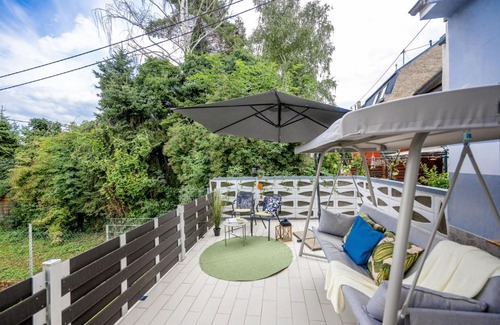 Neuendorf Apartment | Wohlfühlwohnung mit 25 qm Terrasse, Netflix