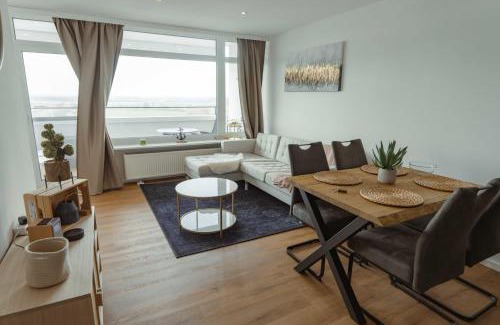 Sierksdorf Apartment | Wolkenloft mit Meerblick und Schwimmbad - Haustiere willkommen