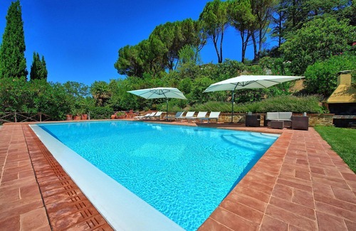 Magliano Villa | Wonderful private villa with pool, WIFI, A/C, TV, balcony, panoramic view, close to Greve In Chianti