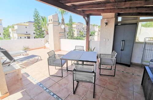 Orihuela Costa Apartment | Wonderful apartment with solarium terrace and community pools, Las Ramblas Golf