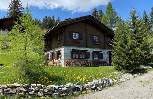 Riom-Parsonz House | Wonderful private villa for 8 people with WIFI, TV, patio and panoramic view