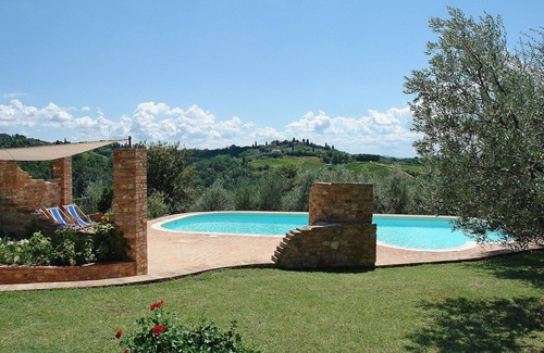 Certaldo Villa | Wonderful private villa with WIFI, private pool, TV, patio, panoramic view, close to San Gimignano