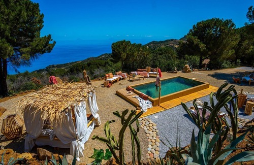 Cefalu Villa | Wonderful private villa for 5 people with WIFI, private pool, TV, patio and panoramic view