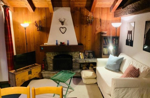 Pallusieux Apartment | Wood and stone Chalet apartment