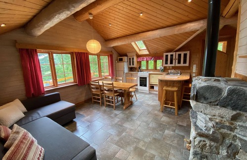 Hoyanger Cabin | Wooden cabin with grass roof, sleeps 2-5 people., Self catering. Open fire place