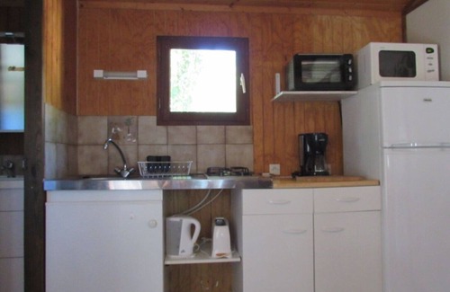 Corneilla-de-Conflent Ski Chalet | Wooden chalets in gite village with terrace, barbecue, swimming pool and air conditioning