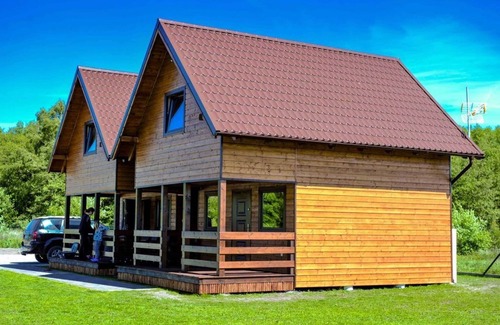 gmina Bedzino House | Wooden Cottage by Quiet Polish Beach