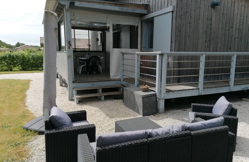 Marzan House | Wooden house, 15 min from seaside, ideal for family, swimming pool, playground, secure park.