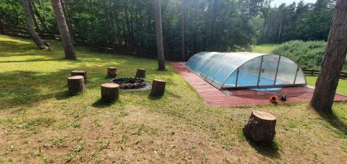 Miszewko Villa | Wooden House&Pool