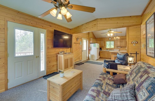 Solon Springs Cabin | Woodland Cabin w/Fishing, ATV & Snowmobile Trails