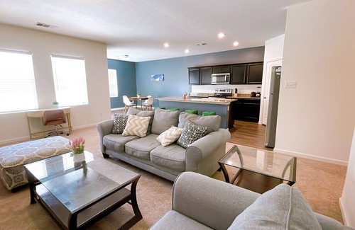 Crowley House | Wow! Newbuilt home with dreamy kitchen. Extended stay.