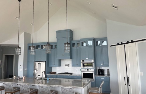 Cedar Lane House | WOW This View! Watch dolphins swim & swing downstairs with Gulf & beach views!