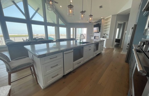 Cedar Lane House | WOW This View! Watch dolphins swim & swing downstairs with Gulf & beach views!