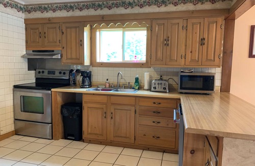 West Danville House | Year round cottage on Joe's Pond and the LVRT bike path in VT Northeast Kingdom